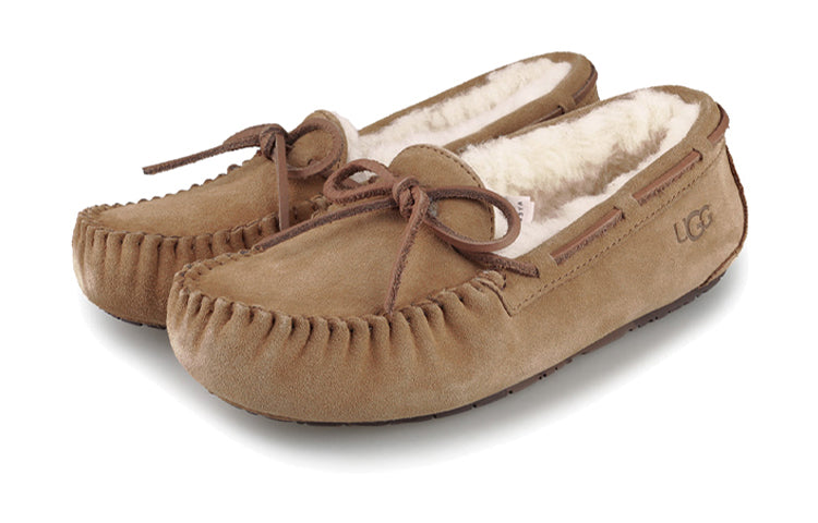 Kids UGG DAKOTA Sports Casual Shoes 'Brown Yellow' 5296K-CHE