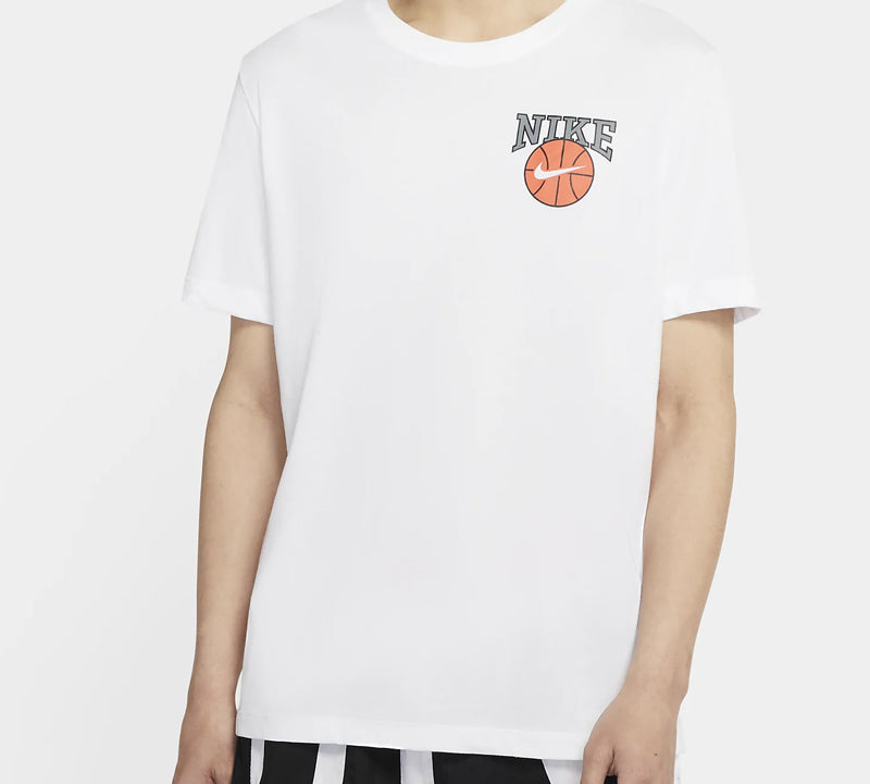 Nike Dri-FIT Dunk On U Basketball Printing Short Sleeve White CD1287-100