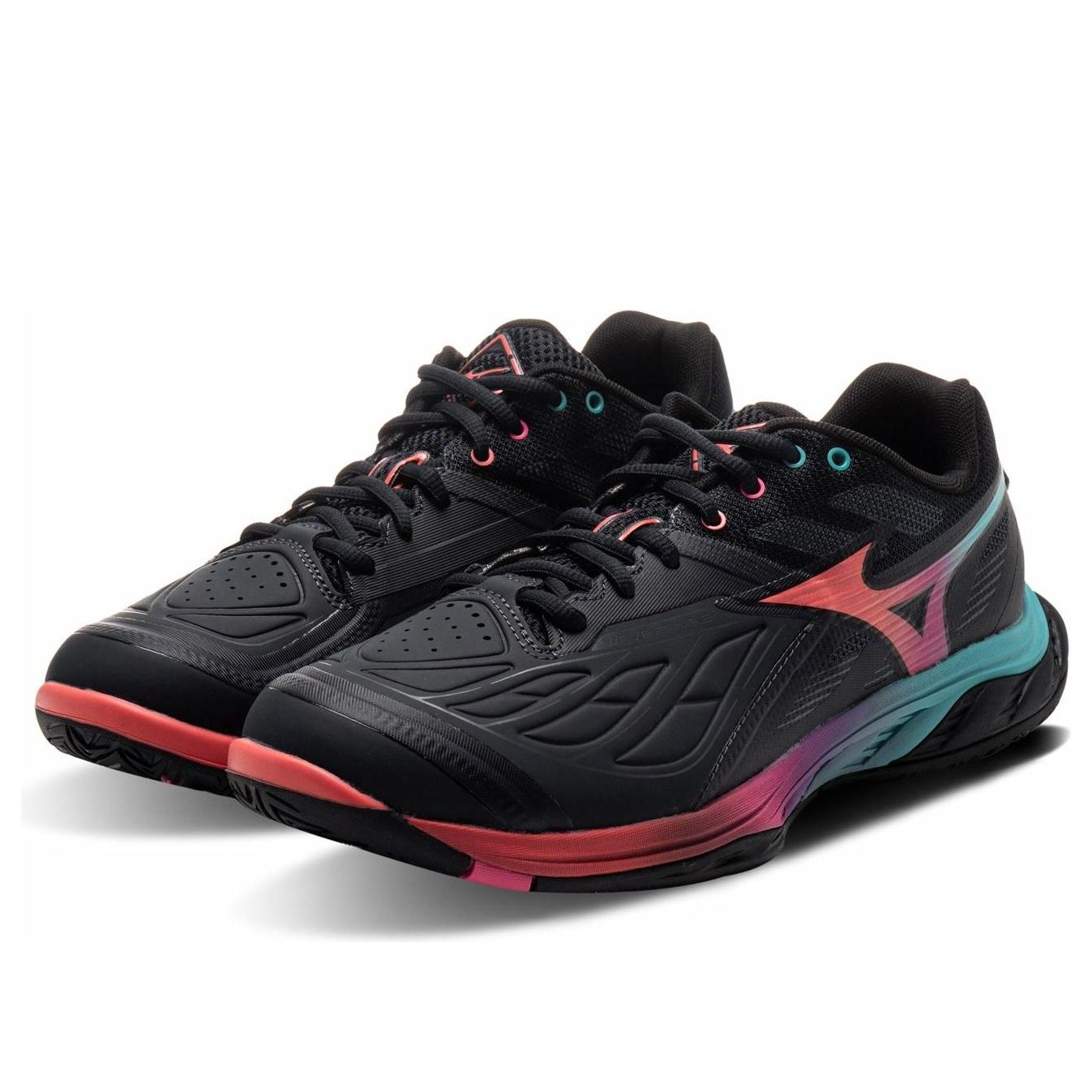 Mizuno Wave Fang 2 'Black Pink Blue' 71GA231337