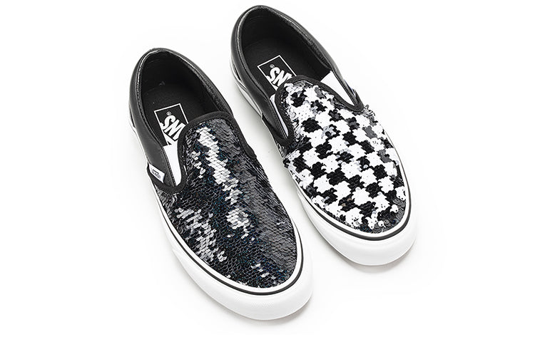 Vans Classic Slip-On 'Flipping Sequins - Black Checkerboard' VN0A4BV3TB8