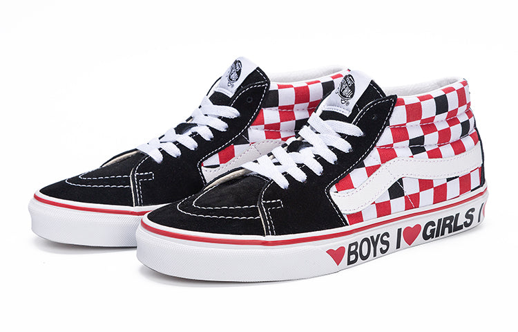 Vans Sk8-Mid 'Checkerboard - I Heart' VN0A3WM3WKU