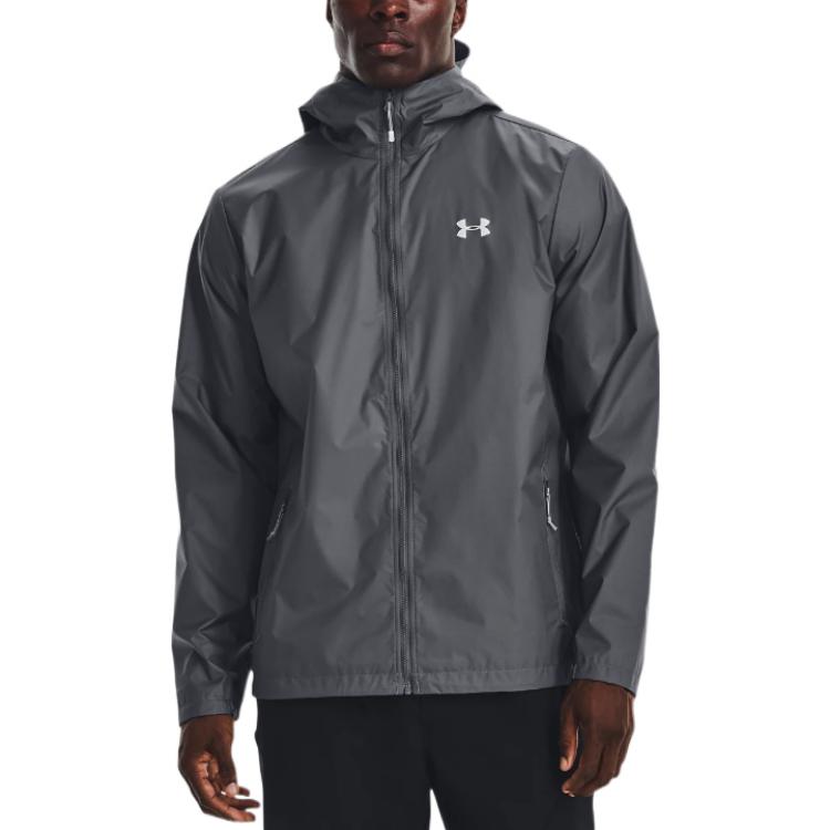 Under Armour Forefront Rain Hoody Jacket 'Grey' 1321439-013