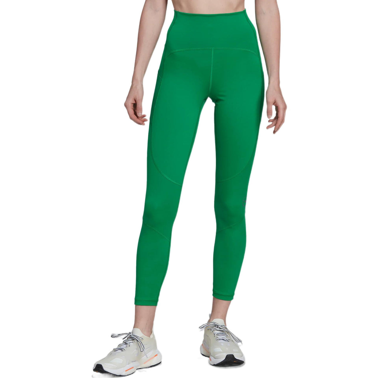 (WMNS) adidas by Stella McCartney Logo Print Leggings Asia Sizing 'Green' HI6148