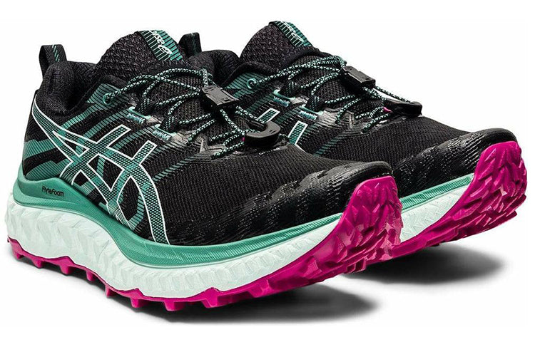 (WMNS) ASICS Trabuco Max 'Black Green' 1012A901-004