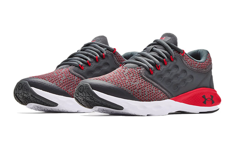(GS) Under Armour Charged Vantage Grey/Red 3024775-100