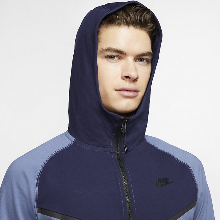 Nike NSW Sportswear Tech Full-Zip Hoodie 'Diffused Blue' CJ4277-491