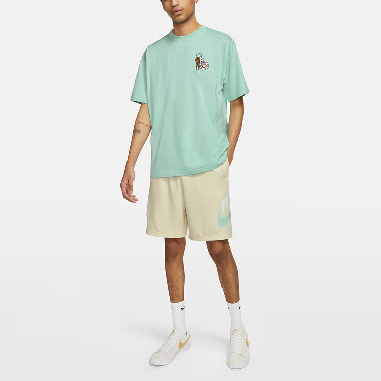 Nike SB Skateboard Round Neck Pullover Short Sleeve Green Light green DD1307-382