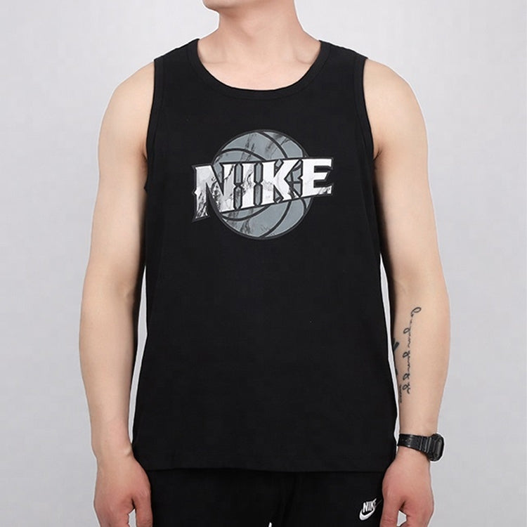 Nike Basketball Printing Pattern Sleeveless Vest Black CD1293-010