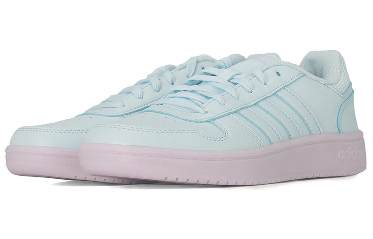 (WMNS) adidas Hoops 2.0 'White Light Blue' FW9358