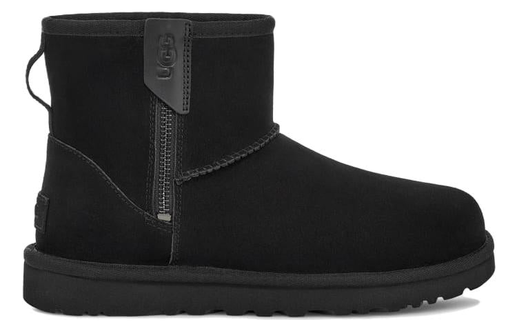 (WMNS) UGG Classic Mini Bailey Zip Boot 'Black' 1151230-BLK