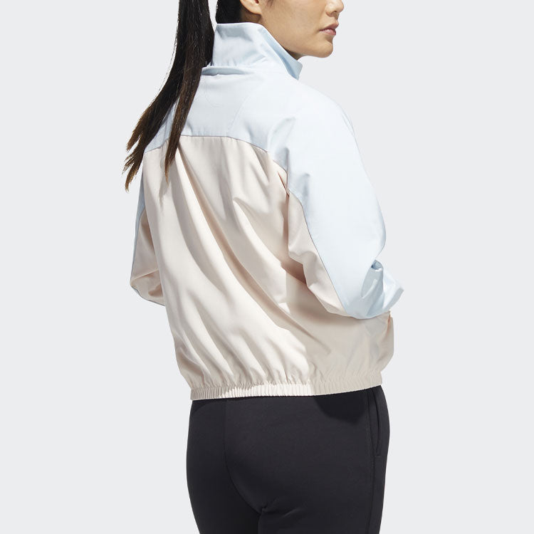 (WMNS) adidas CNY Tracktop Colorblock Sports Jacket Light Sky Blue HC2800