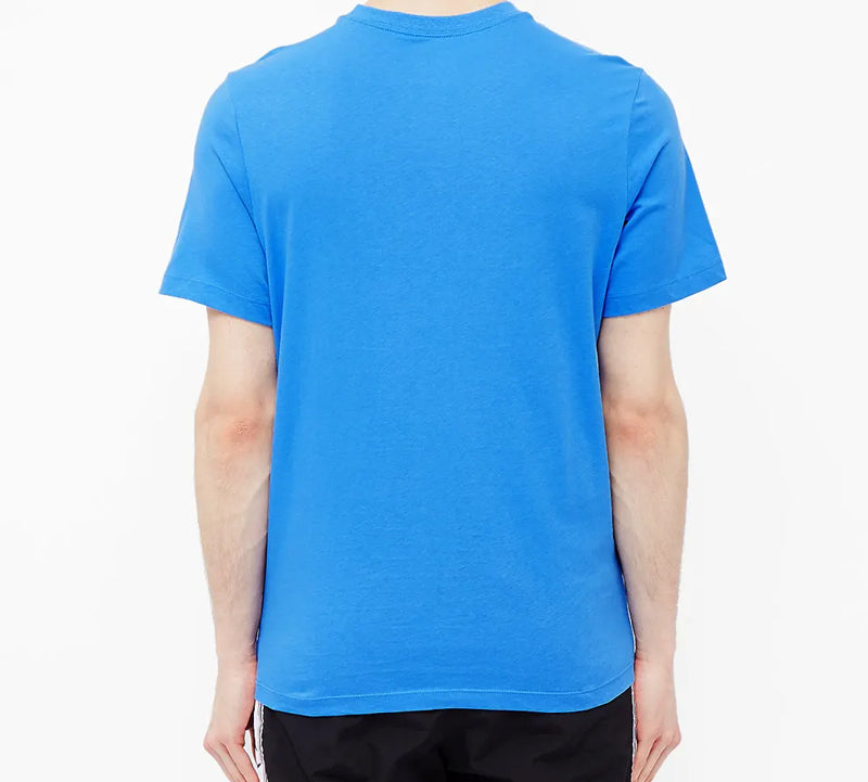 Nike Swoosh Logo Pure Cotton Short Sleeve Blue AR4997-402