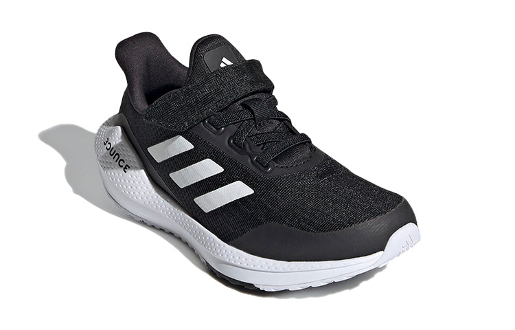 (GS) adidas EQ21 Run Velcro J 'Black White' FX2254