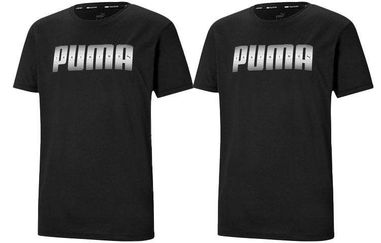 PUMA Performance Recycled Logo T-shirt 'Black' 520484-01