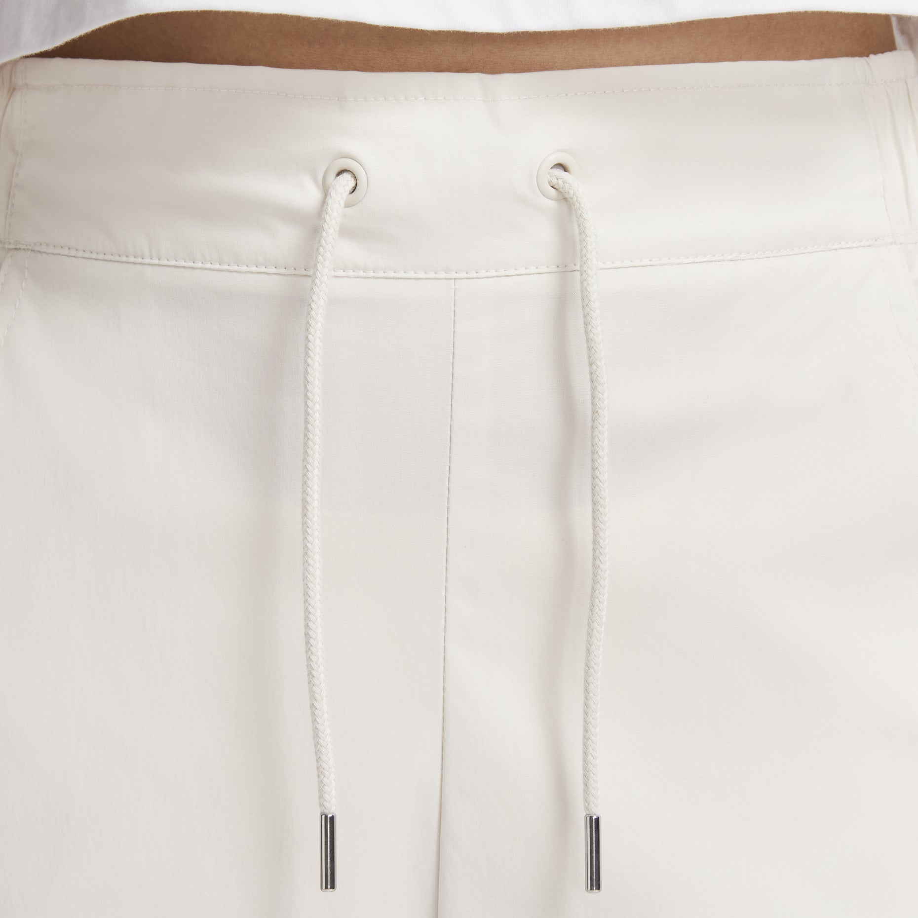 (WMNS) Nike Sportswear Essentials Woven High-Rise Pants 'Beige' FB8285-104