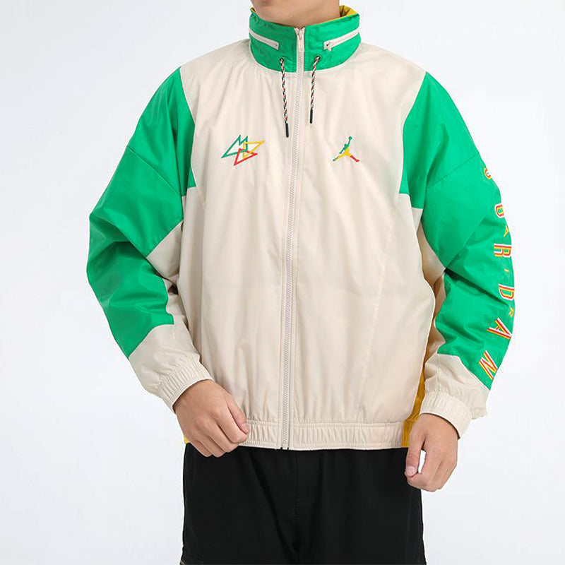 Men's Air Jordan Cardigan Storage Simple Jacket White CK9566-140