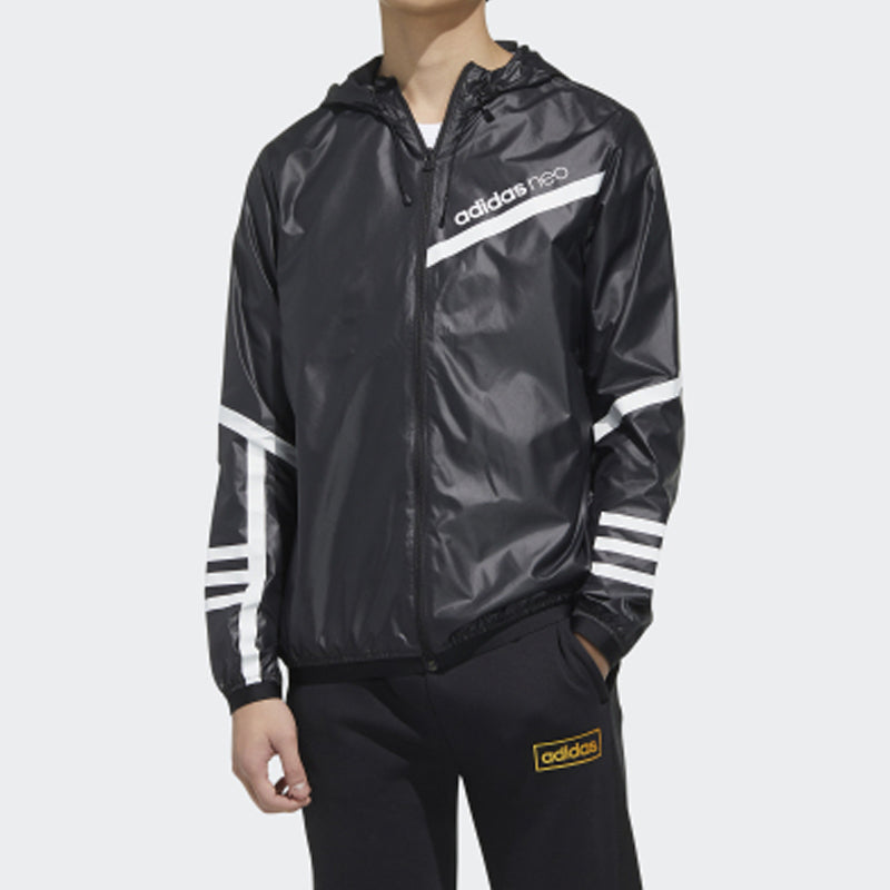 adidas neo M Cs 3s Wb Sports hooded Jacket Black GK5881