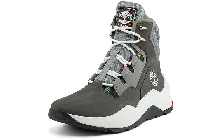 Timberland Madbury Side Zip Wide Fit Sneaker Boots 'Grey Nubuck' A2PTNW