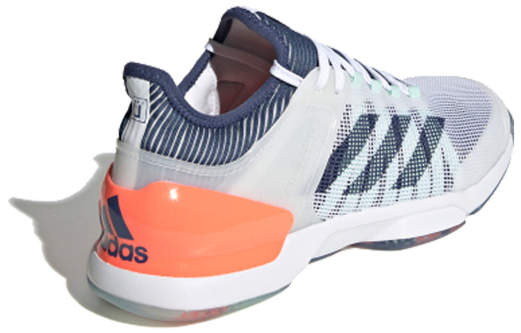 adidas Adizero Ubersonic 2.0 'White Tech Indigo Coral' FU9468