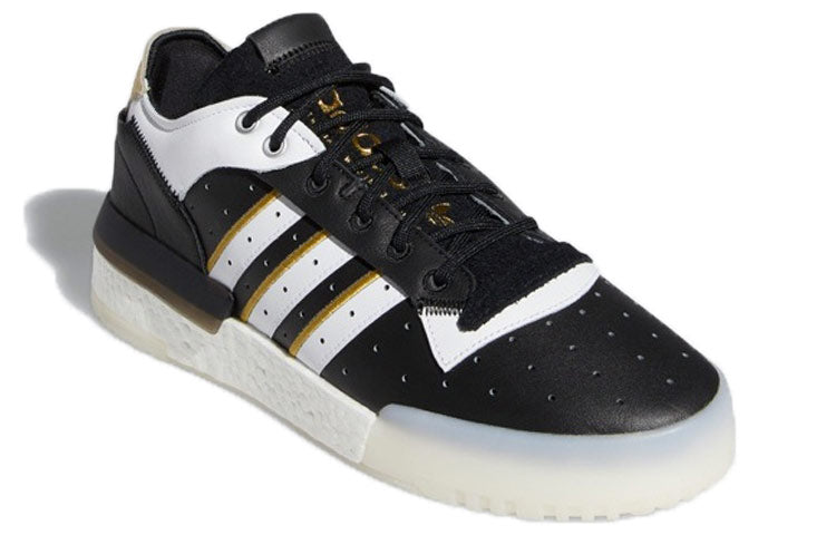 (WMNS) adidas Rivalry Rm Low 'Black White' EF6444