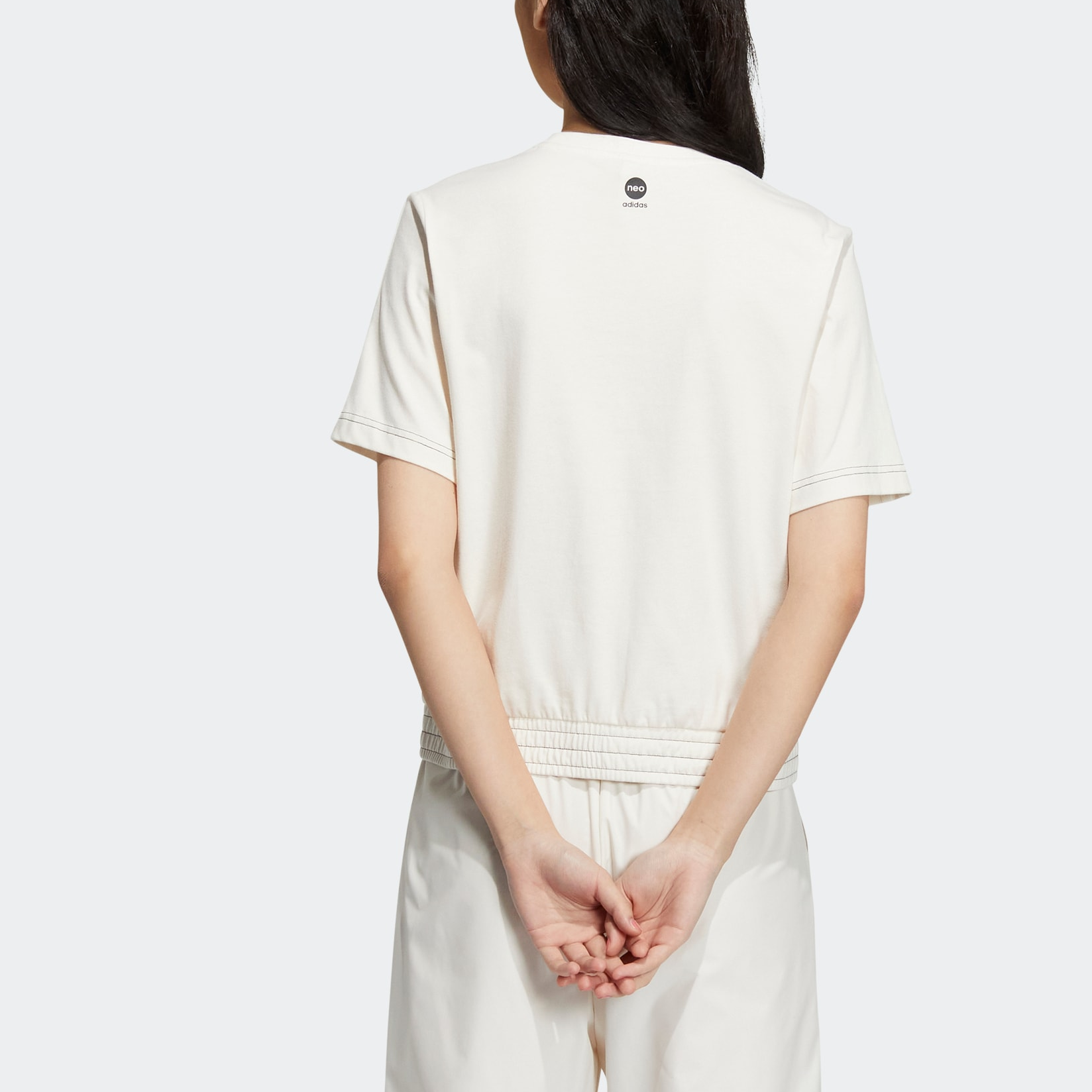 (WMNS) adidas Neo Graphic T-Shirt 'White' IA6896
