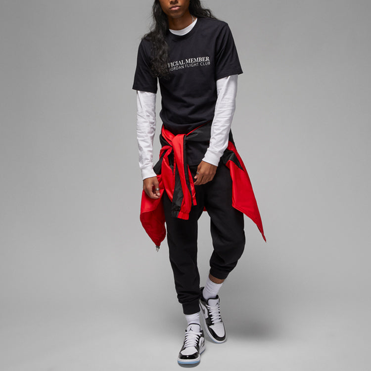 Air Jordan Flight Mvp Logo T-Shirt 'Black' DX9564-010