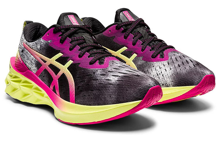 (WMNS) ASICS Novablast 2 'Black Glow Yellow' 1012B276-001