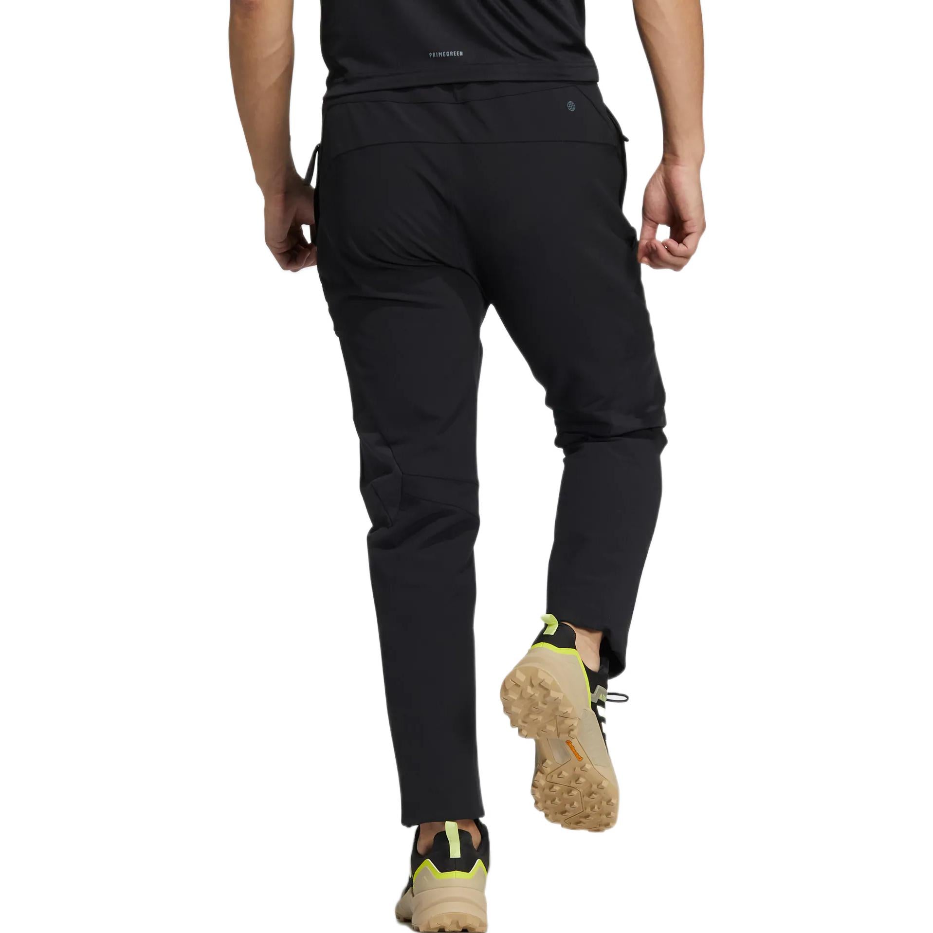 Men's adidas Solid Color Pocket Straight Sports Pants/Trousers/Joggers Black HE5197