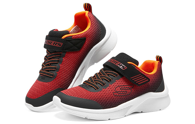 (GS) Skechers Microspec - Zorva Shoes 'Red Black' 403826L-RDBK