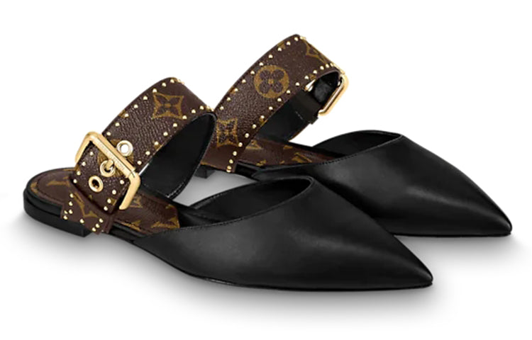 (WMNS) LOUIS VUITTON Sofia Sandals 'Black' 1A8O0T