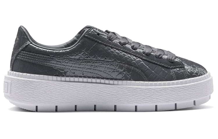 (WMNS) PUMA Platform Trace Exotic Lux 'Gray White' 367730-01