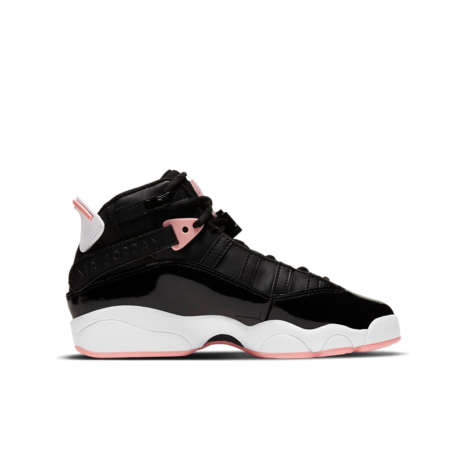 (GS) Air Jordan 6 Rings 'Black Arctic Punch' 323399-002