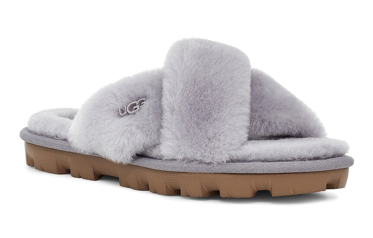 (WMNS) UGG Fuzzette Minimalistic Cozy Gray Purple 1107955-SAMT