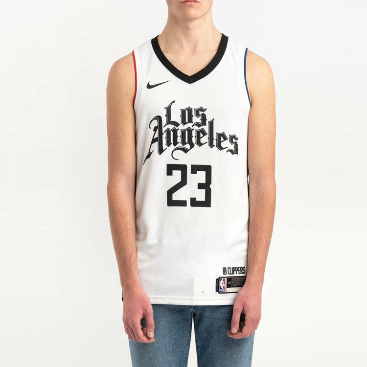 Nike NBA City limited SW Fan Edition 19-20 Season Los Angeles Clippers No. 23 Sports Basketball Jersey/Vest White AV4644-100