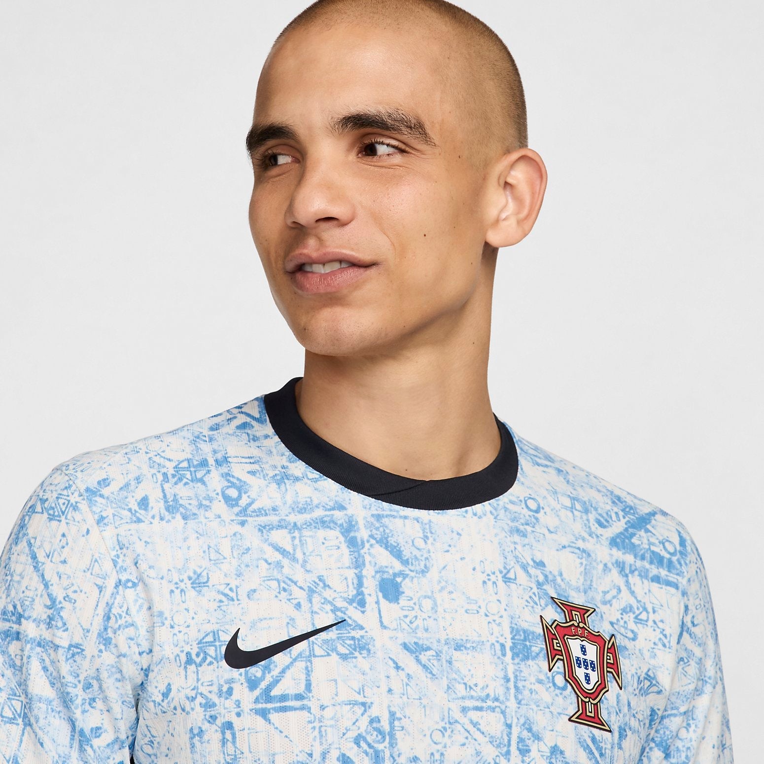 Nike Portugal 24/25 Match Away Authentic Soccer Jersey 'White Blue' FJ4261-133