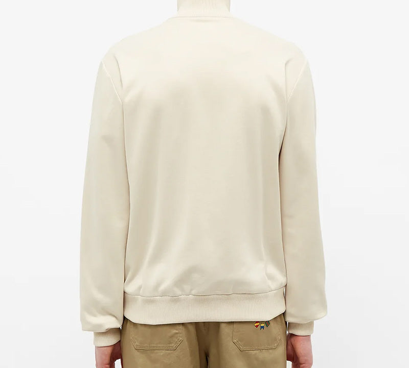 Gucci Plain Knit Zipper Jacket For Men White 615731-XJCFQ-9146