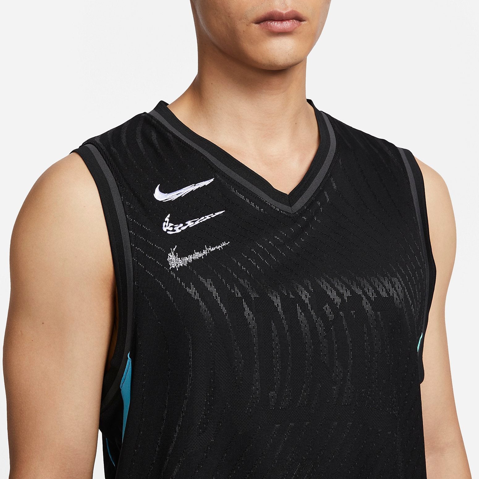 Nike DRI-FIT ADV Basketball Jersey 'Black' FJ6152-010