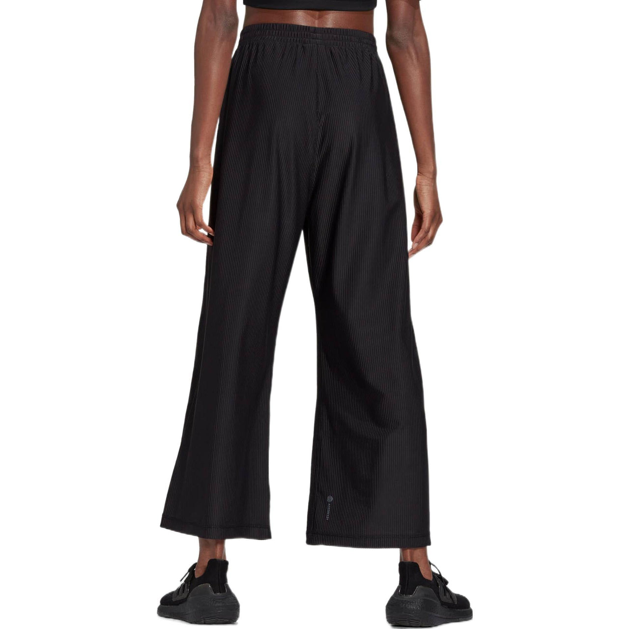 (WMNS) adidas Aeroready Studio Wide Leg 7/8 Joggers Asia Sizing 'Black' HD8945