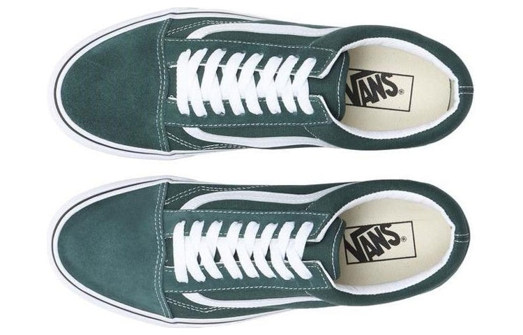 Vans Old Skool Dark Green Unisex 'Green White' VN0A4U3B2NC