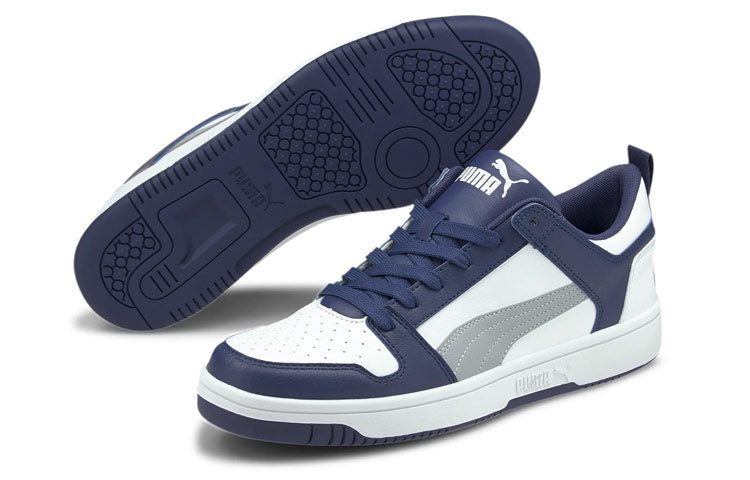 PUMA Rebound Lay Up Lo SL Low Top Board Shoes Blue/White 369866-13