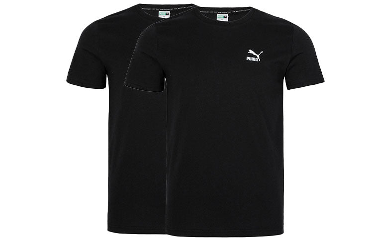 PUMA Graphic T-Shirt 'Black Blue White' 596037-51