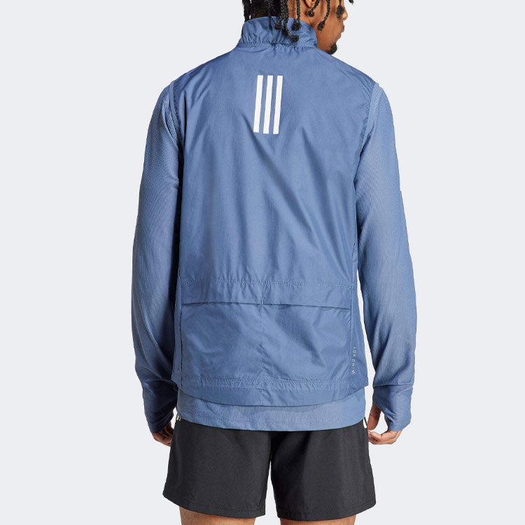 adidas Own the Run Vest Asia Sizing 'Blue' IN1496
