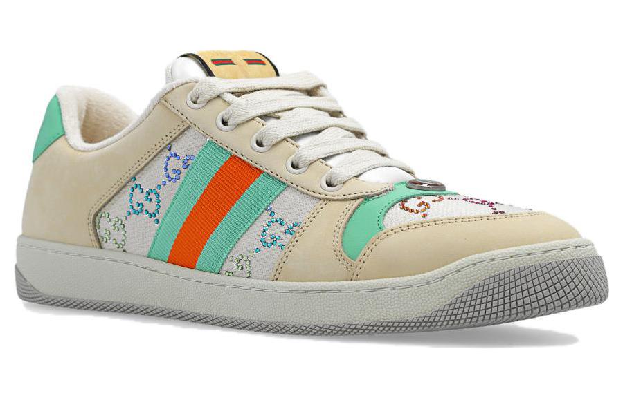 (WMNS) Gucci Screener 'GG Crystals - Beige Green Orange' 732193-FABH2-9178