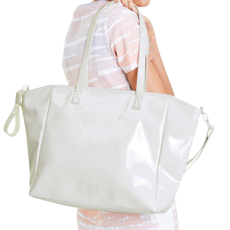 (WMNS) PUMA Prime Premium Large Shopper Bag 'White' 076996-01