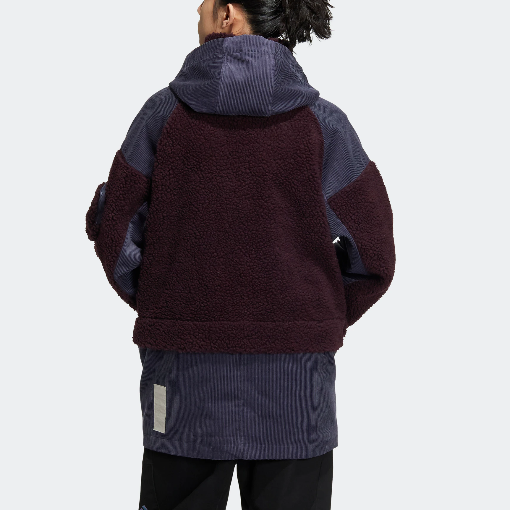 adidas Patch Fleece Cargo Jacket 'Cream White' HN9018