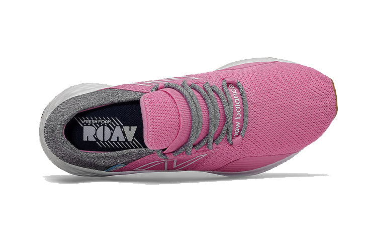 New Balance Fresh Foam Roav Tee Shirt Grey Pink Kids GEROVTC