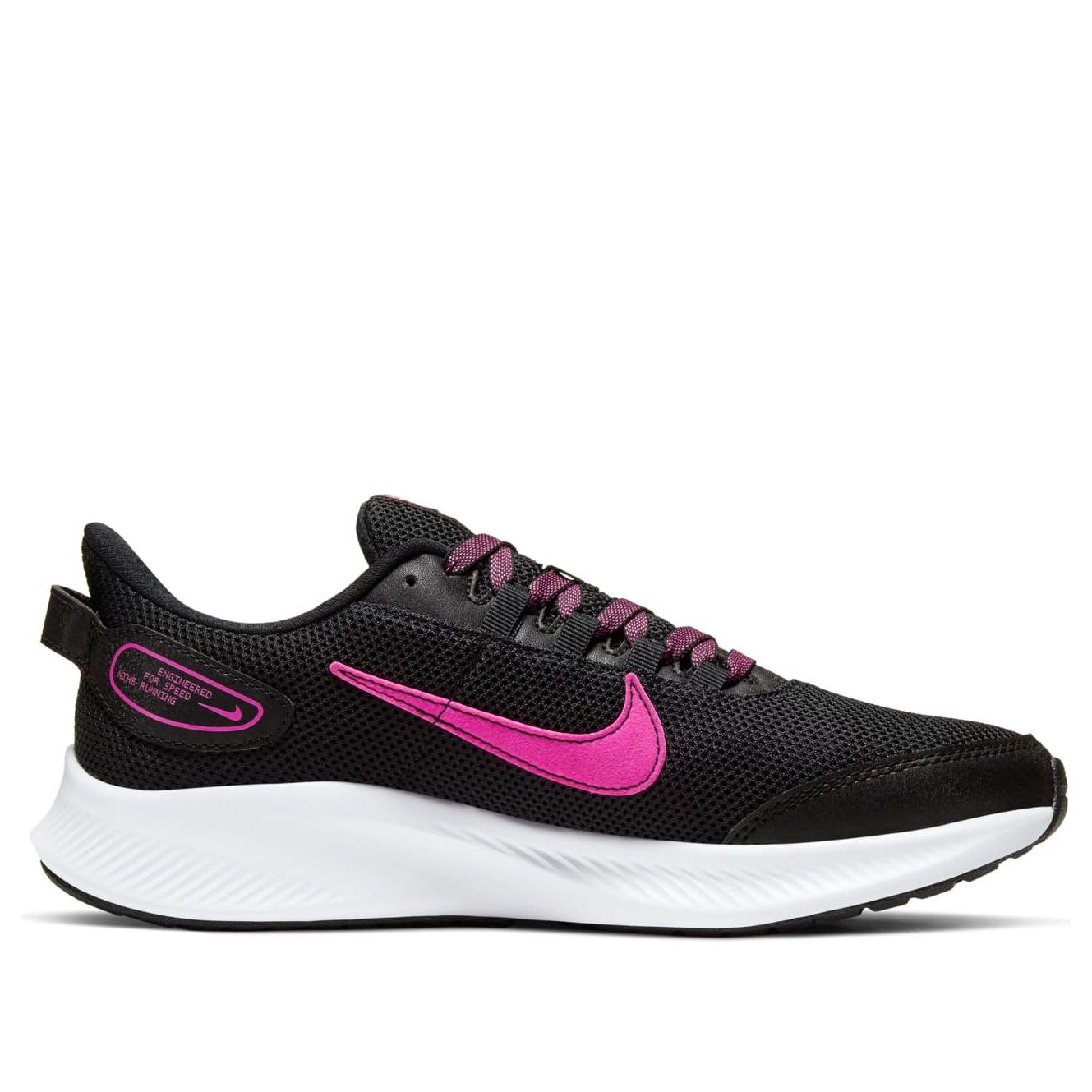 (WMNS) Nike Runallday 2 'Black Fire Pink' CD0224-005