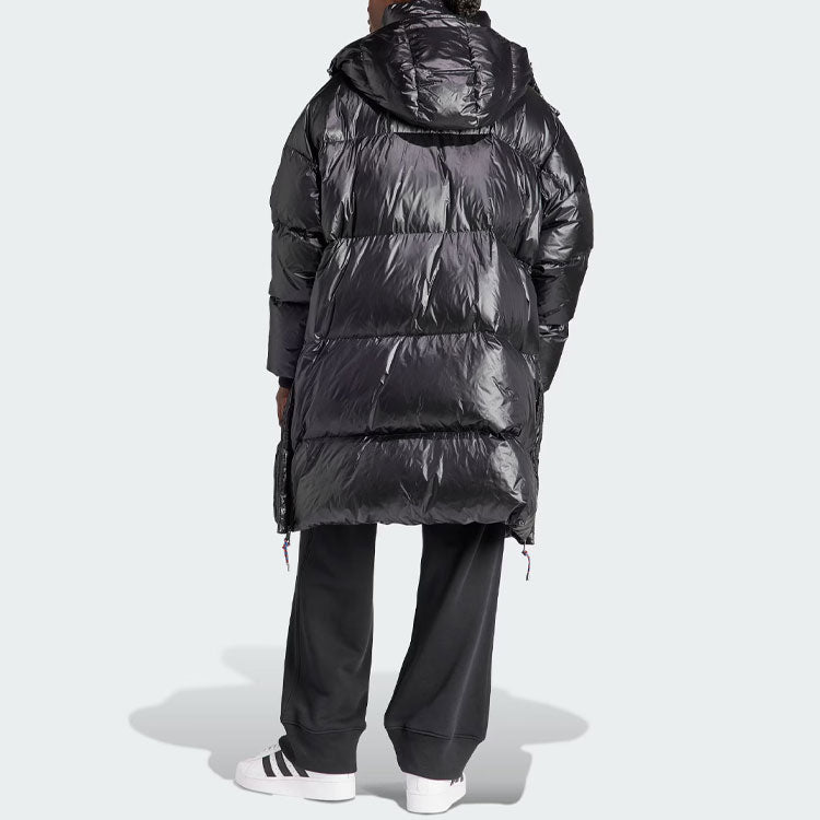 (WMNS) adidas Puffed Long Jacket 'Black' IR7119