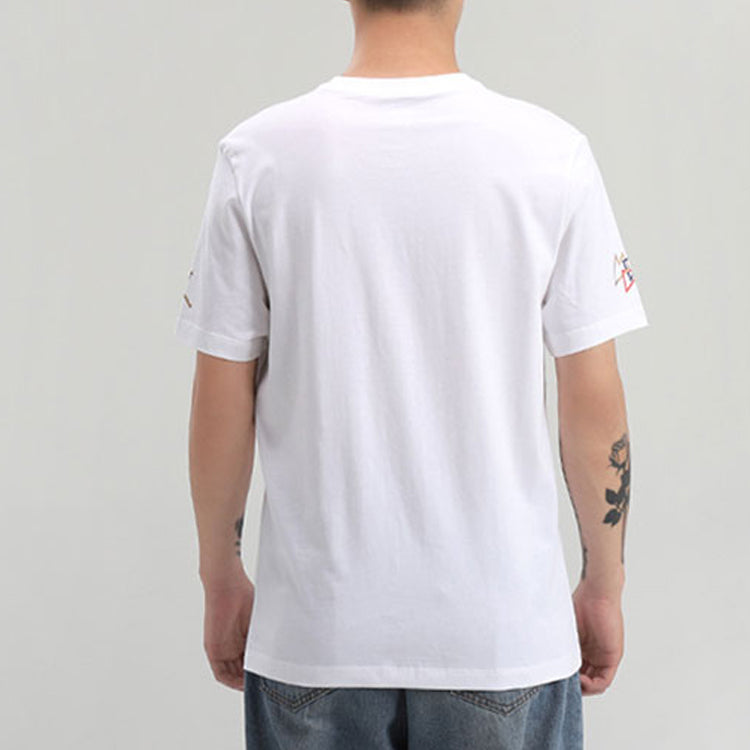 Air Jordan SPORT DNA Short Sleeve Round Neck Tops White / Metallic Gold CN3331-100