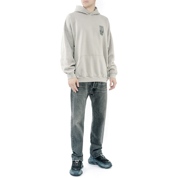Balenciaga Barcode Cotton Hoodie 'Grey' 651799TKVE68174